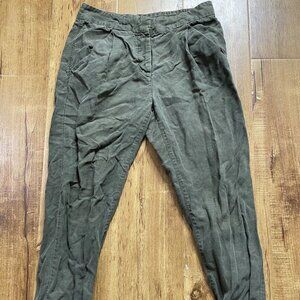 Womens aritzia Wildred with linen green‎ oants green size 00